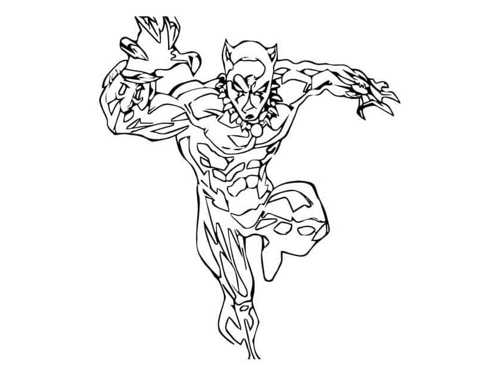 Gambar Black Panther gratis