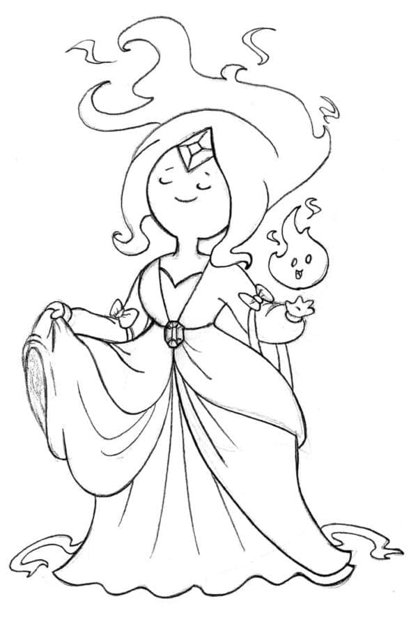 Putri Api di Adventure Time