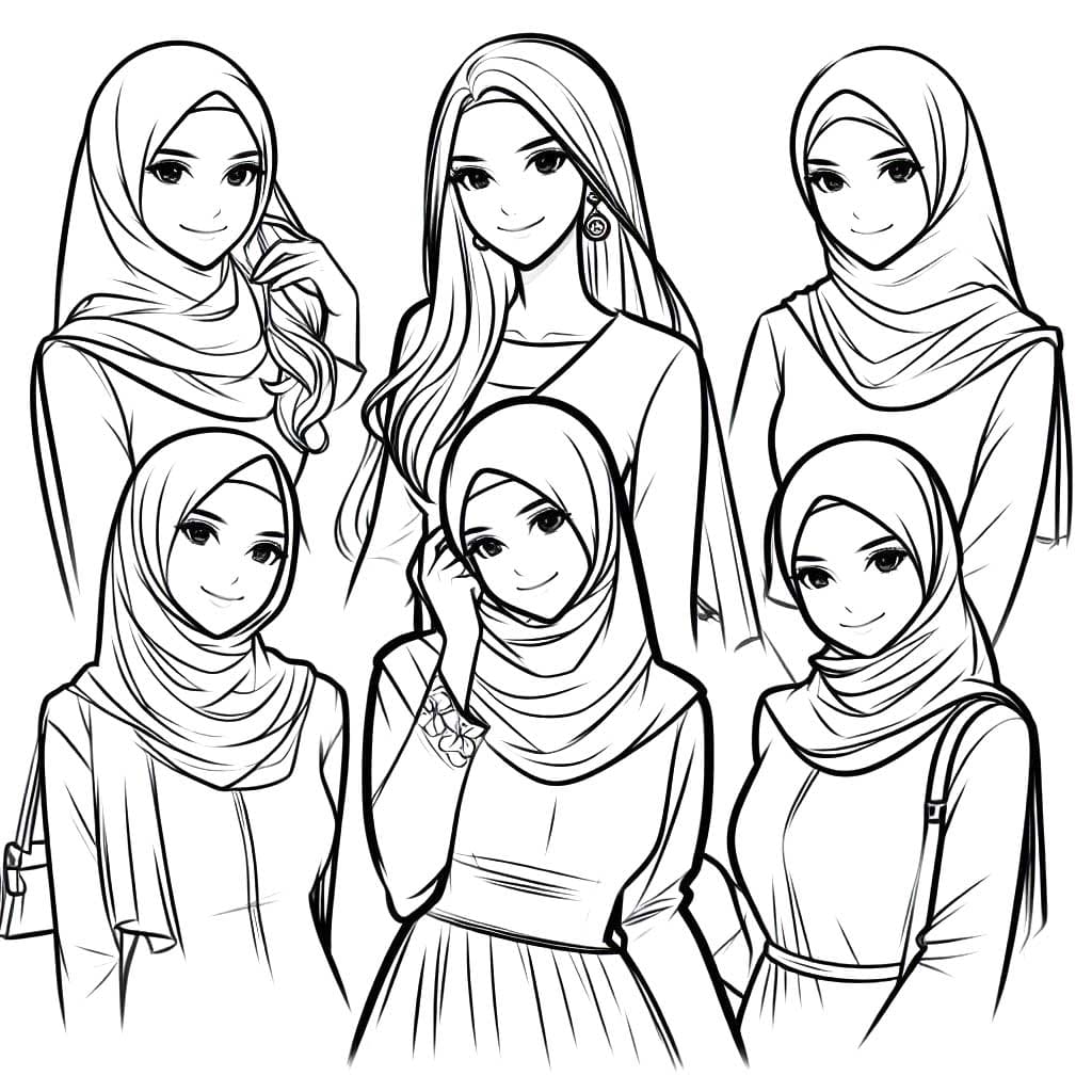 Wanita Berhijab pelajar