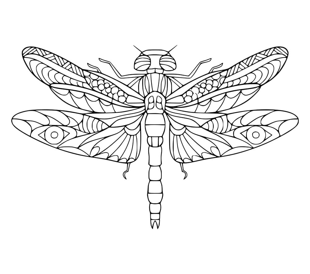 Capung Zentangle