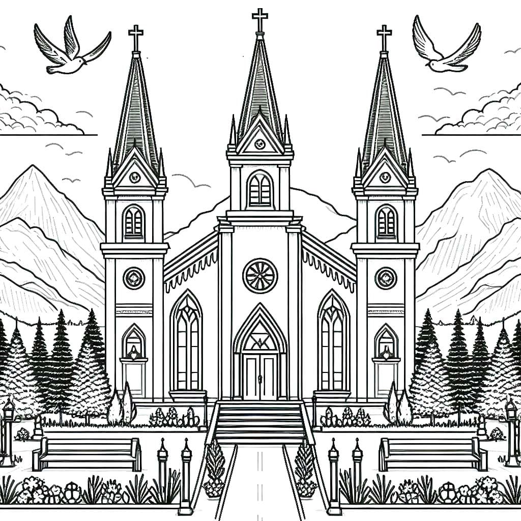 Gereja Kristen cukup indah