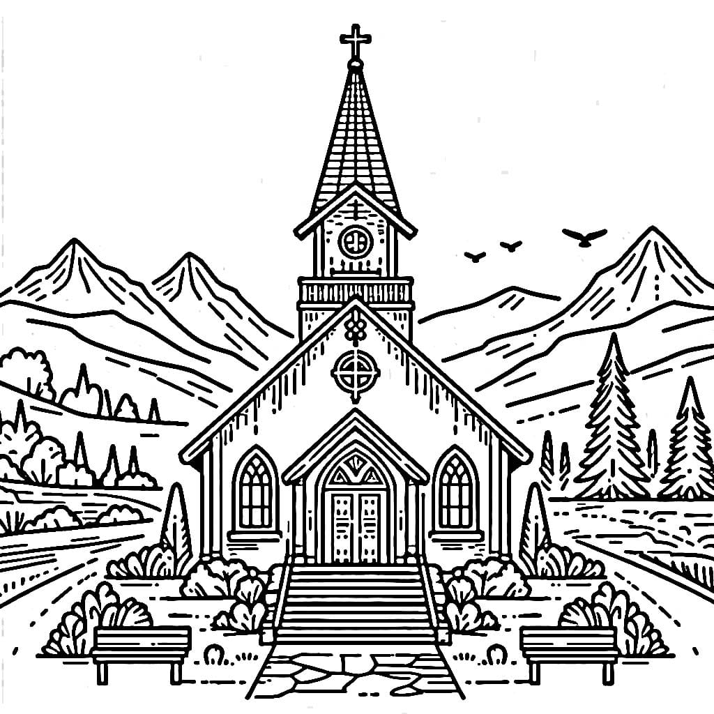 Gereja Kristen dan gunung