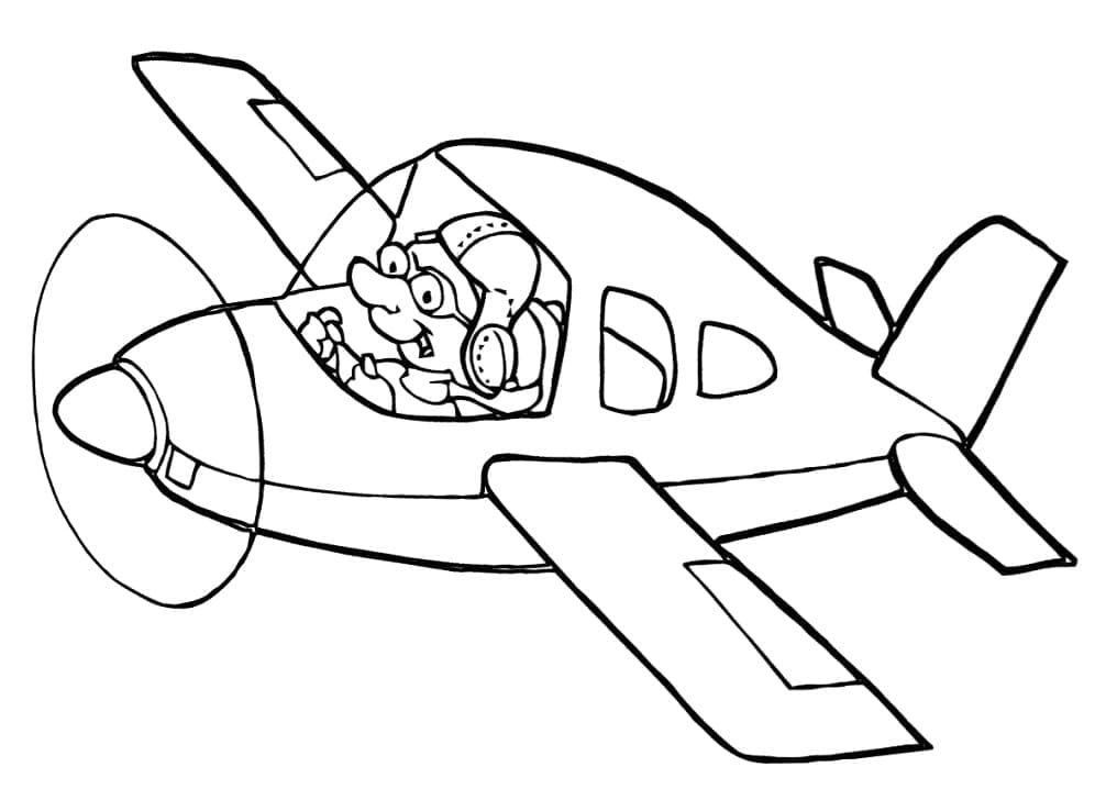 Pilot sedang terbang