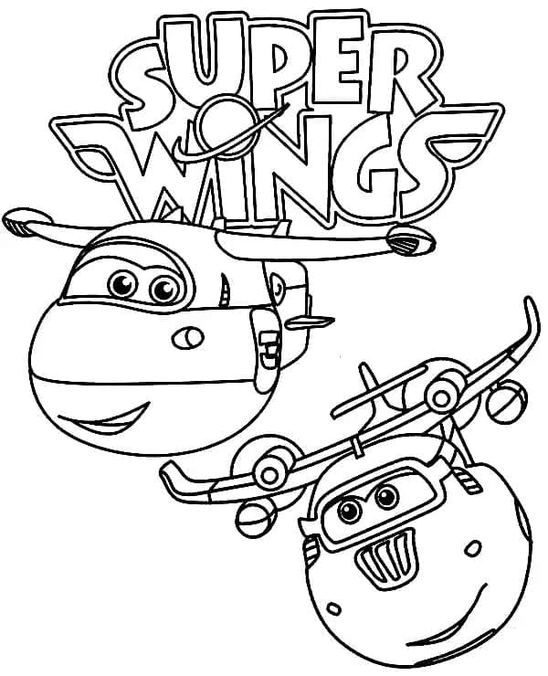 Super Wings Jett dan Donnie