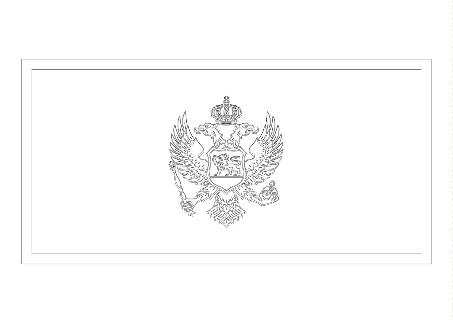 Bendera Montenegro