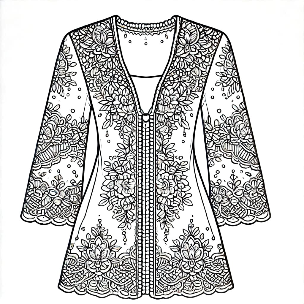Cetak gambar Kebaya