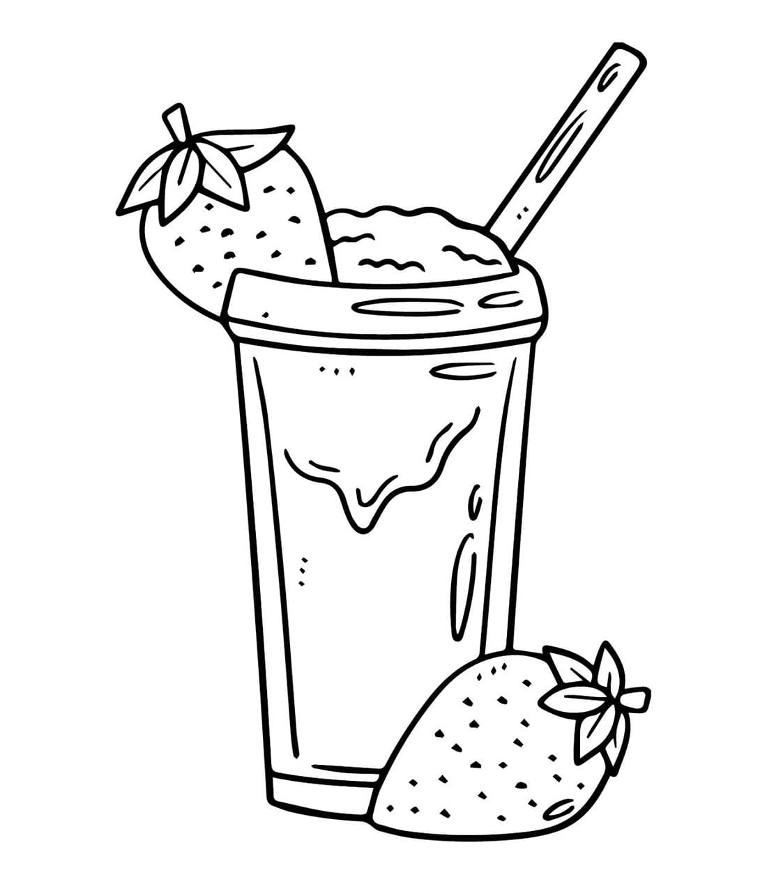 Minuman Jus Stroberi