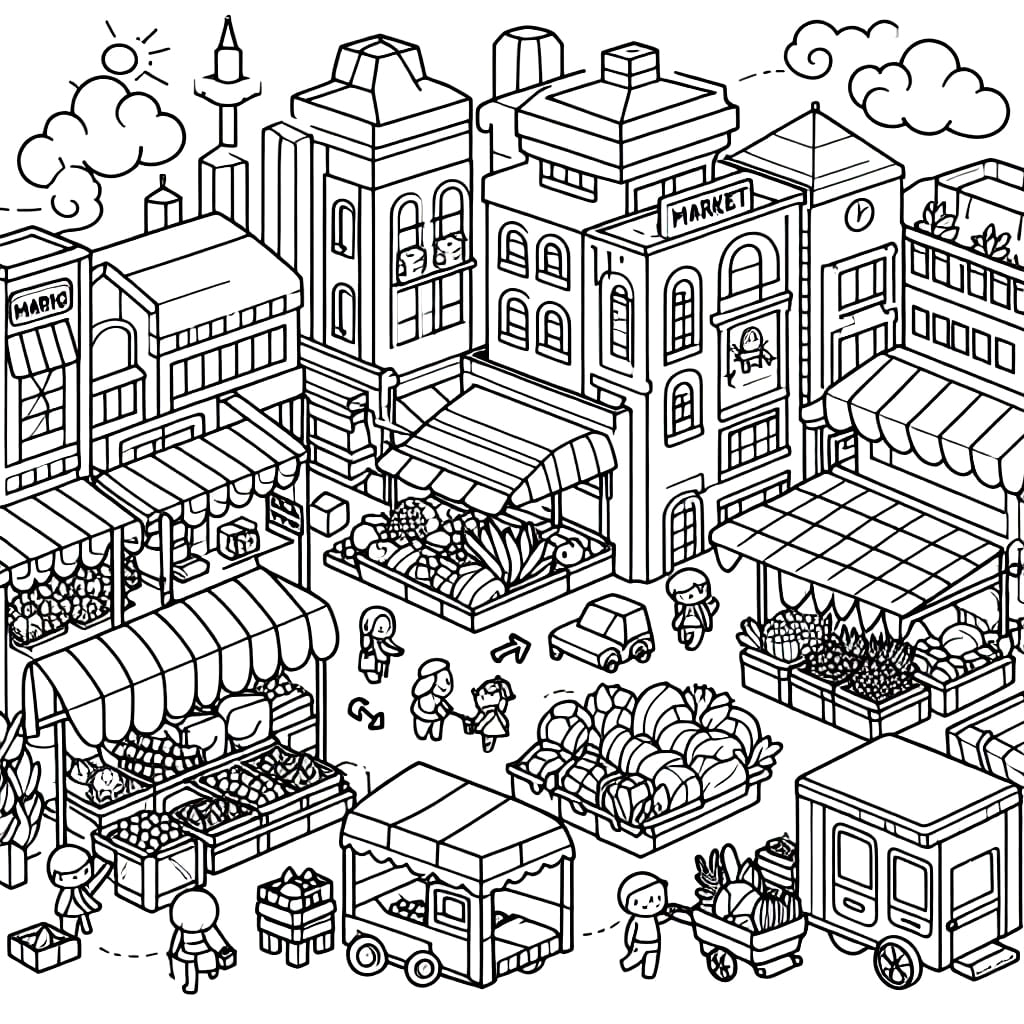 Pasar di kota