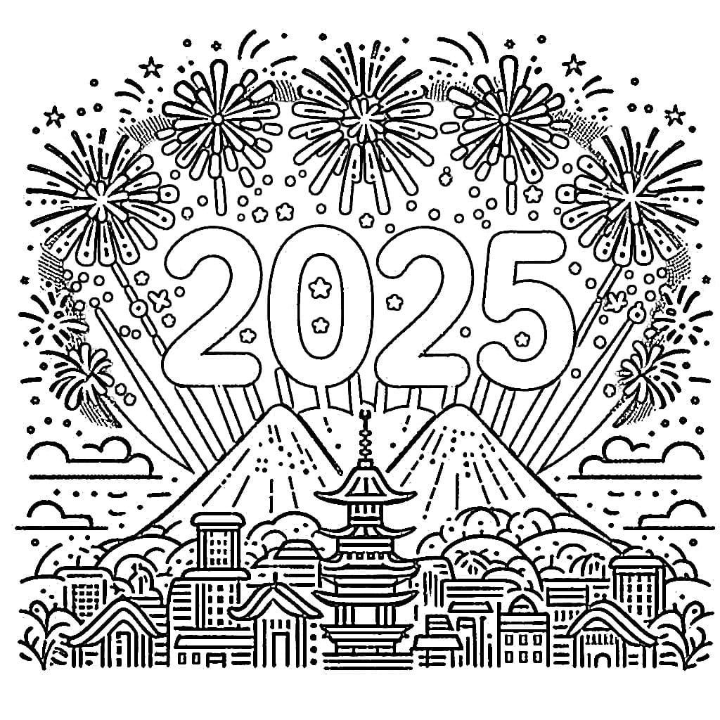 Selamat Tahun Baru 2025 gratis