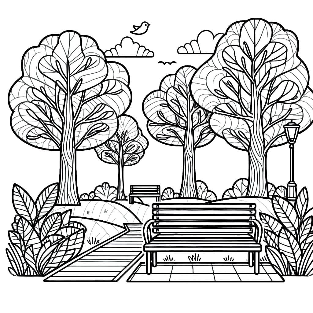 Taman Kota hijau subur