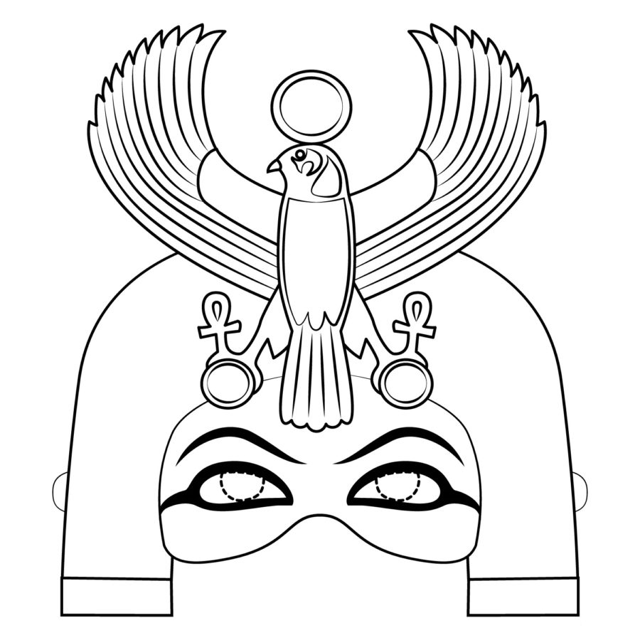 Topeng Mesir Cleopatra
