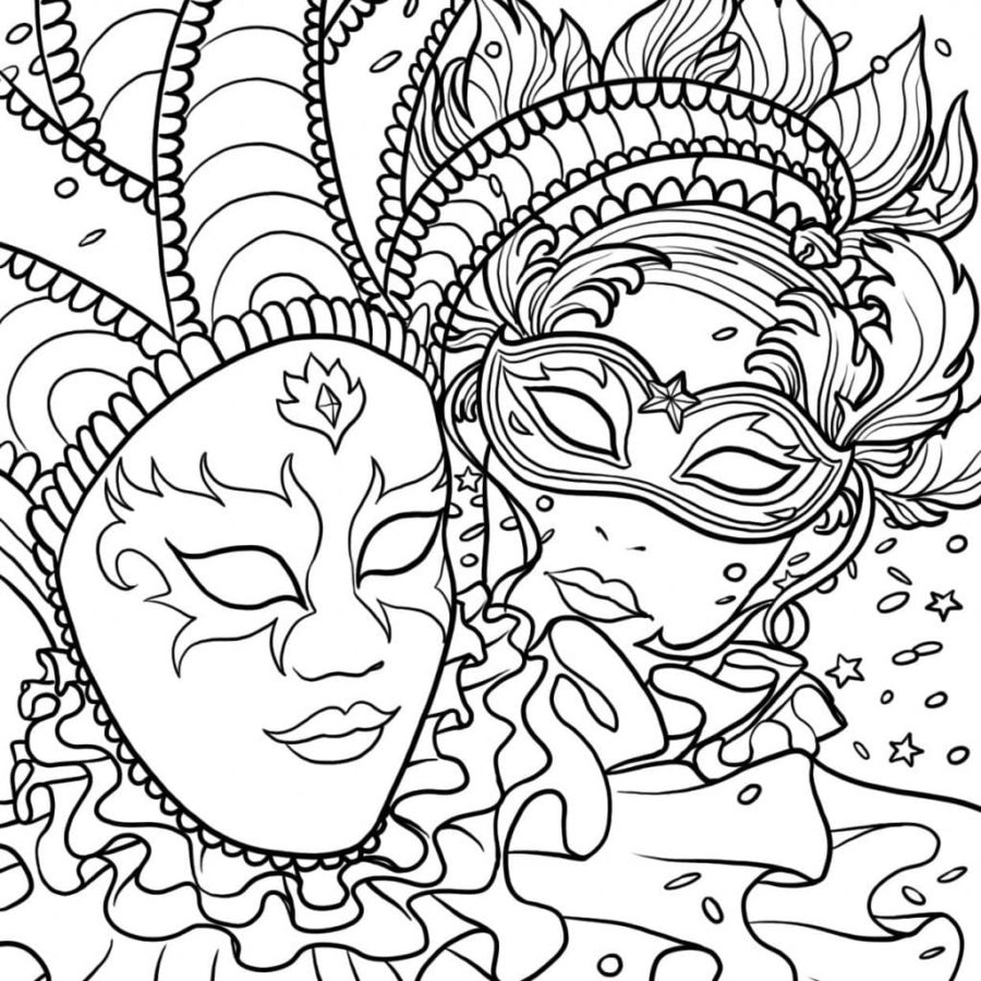 Venice Carnival Topeng