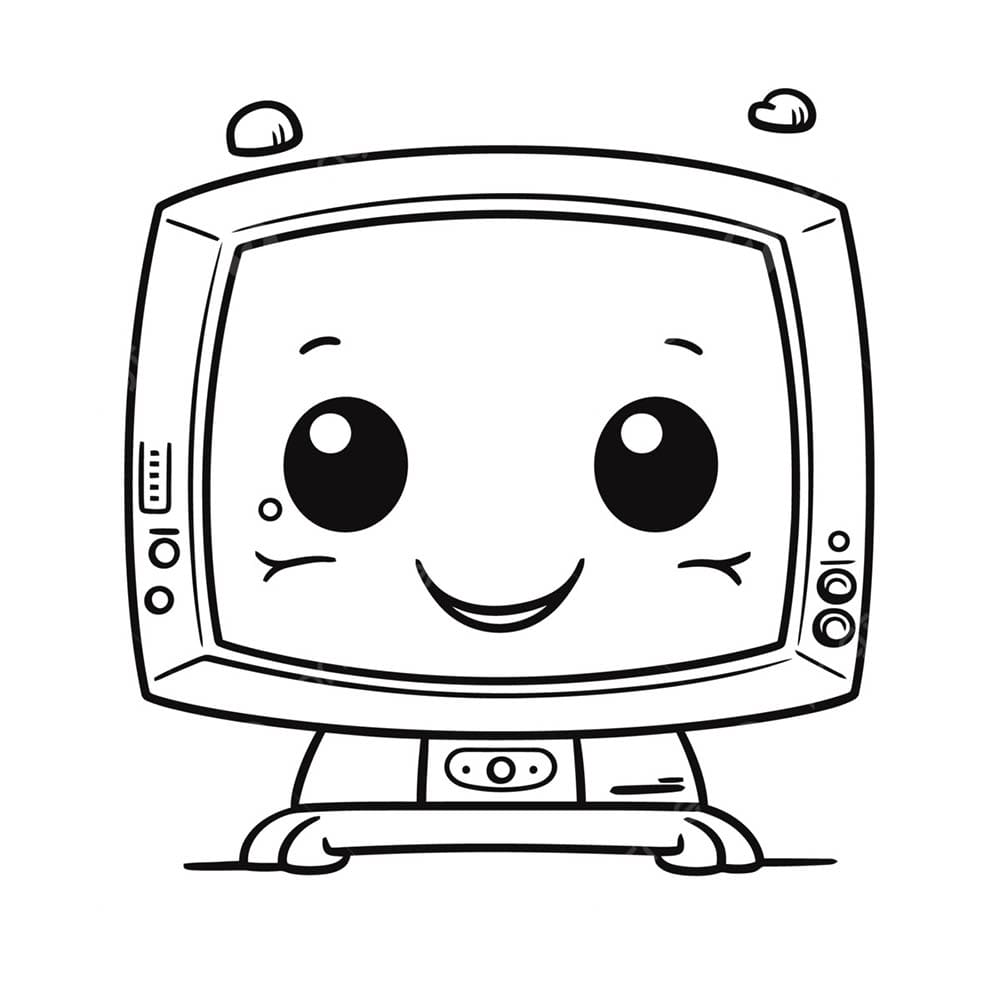 Kartun Televisi tersenyum