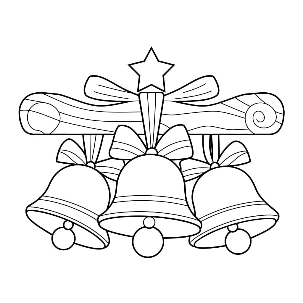 Lonceng Natal dengan bintang