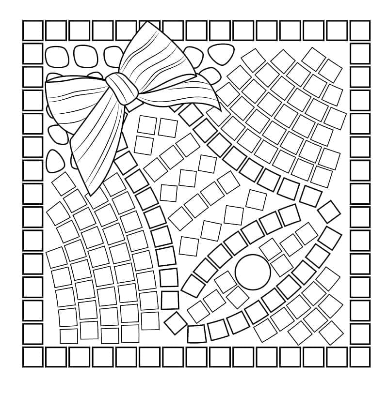 Mosaik Lonceng Natal