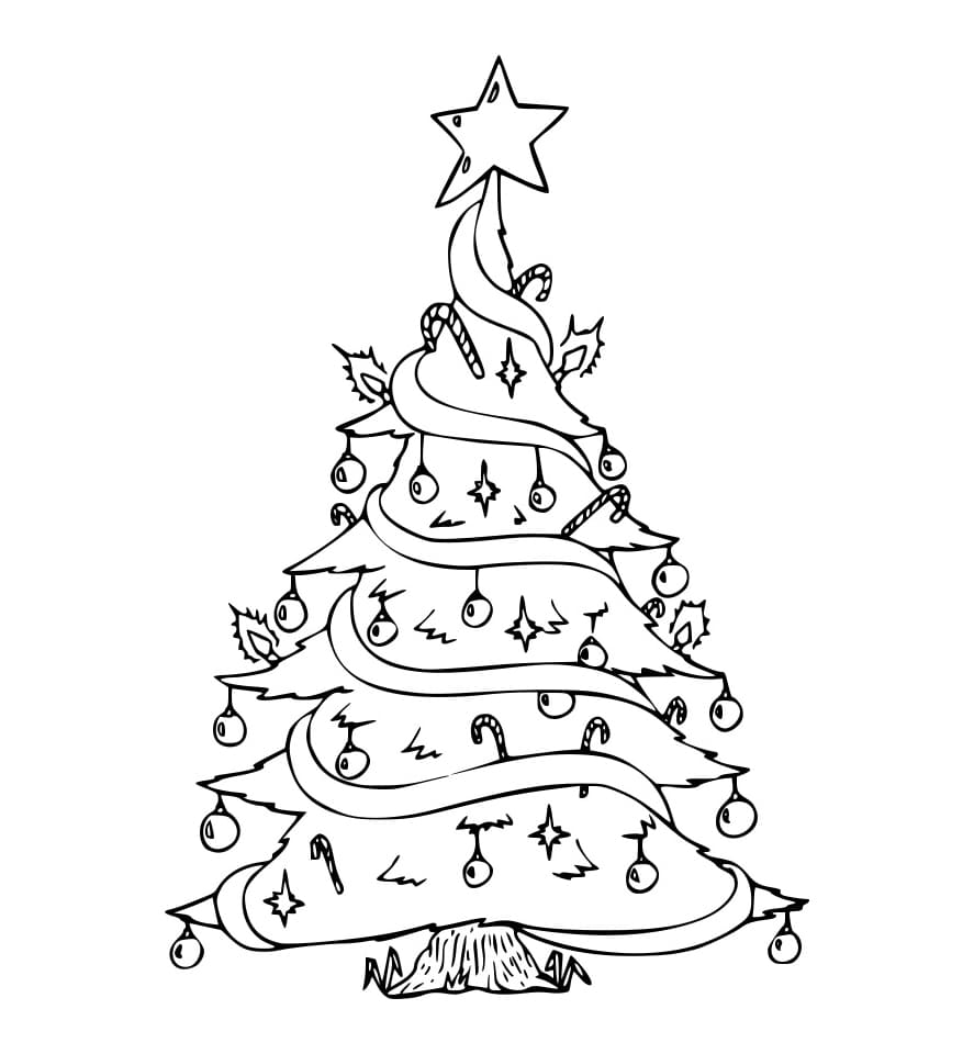 Pohon Natal Lengkung