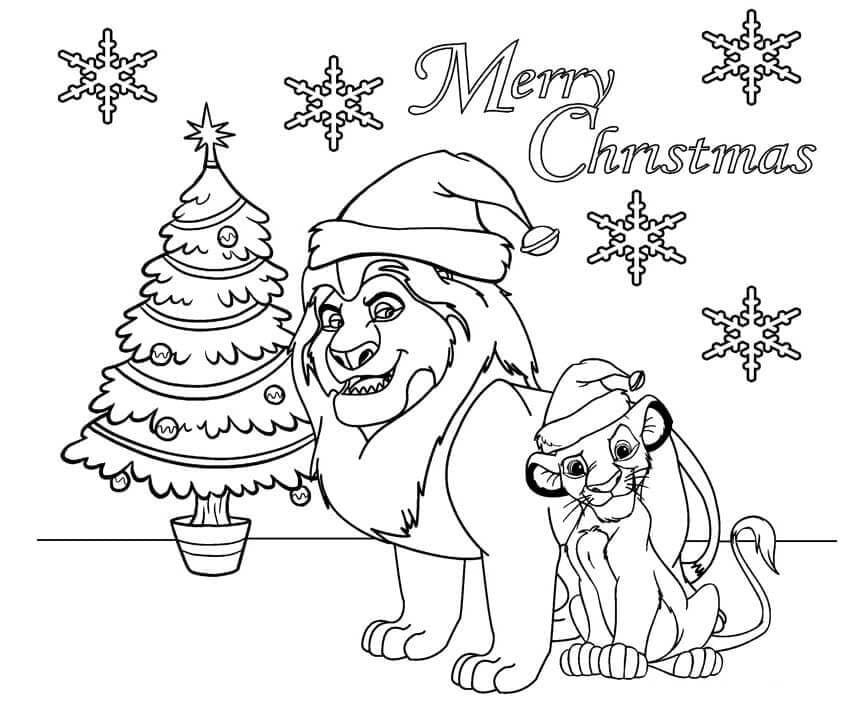 Simba dan Mufasa saat Natal