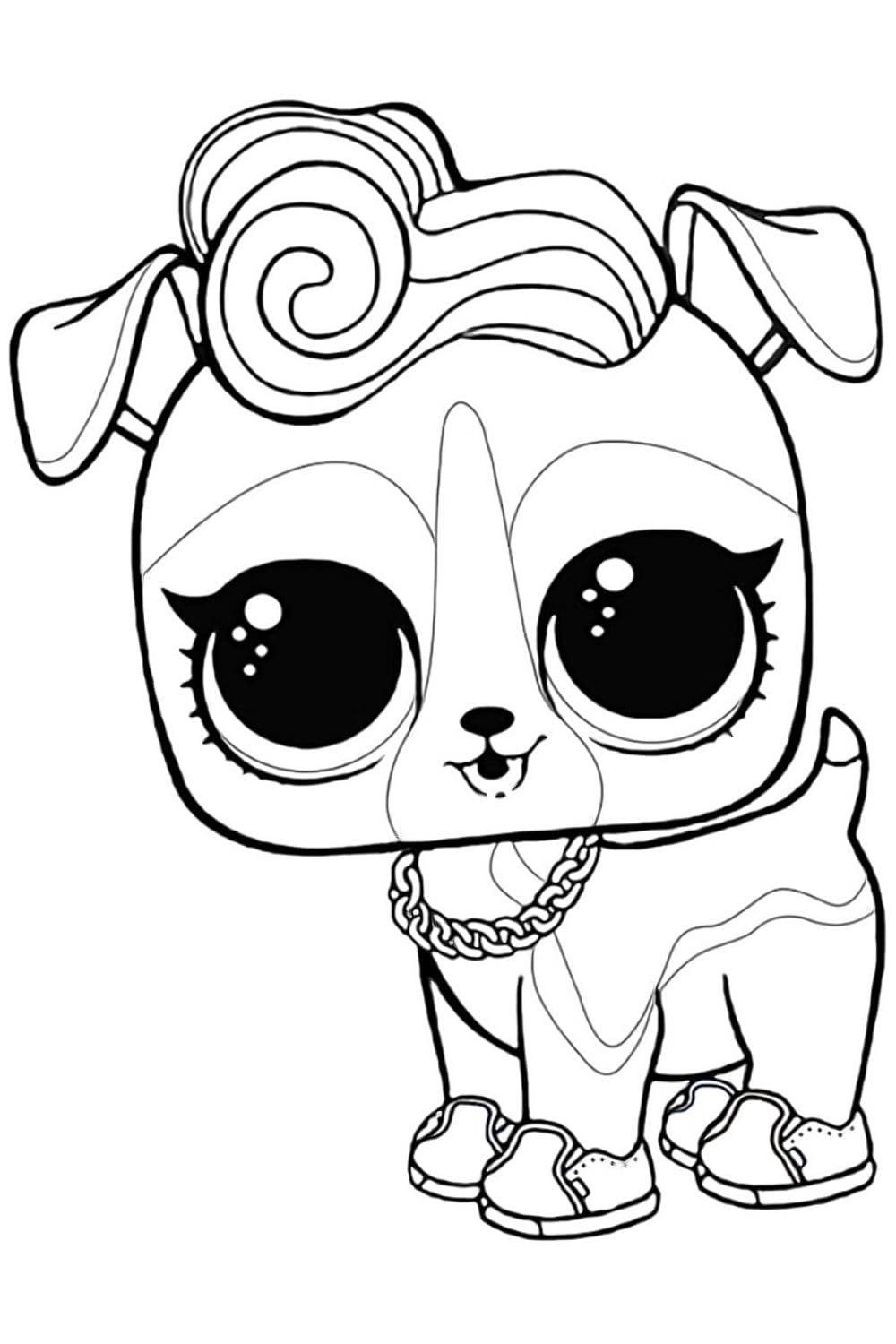 Anak anjing DJ K9 LOL Pets
