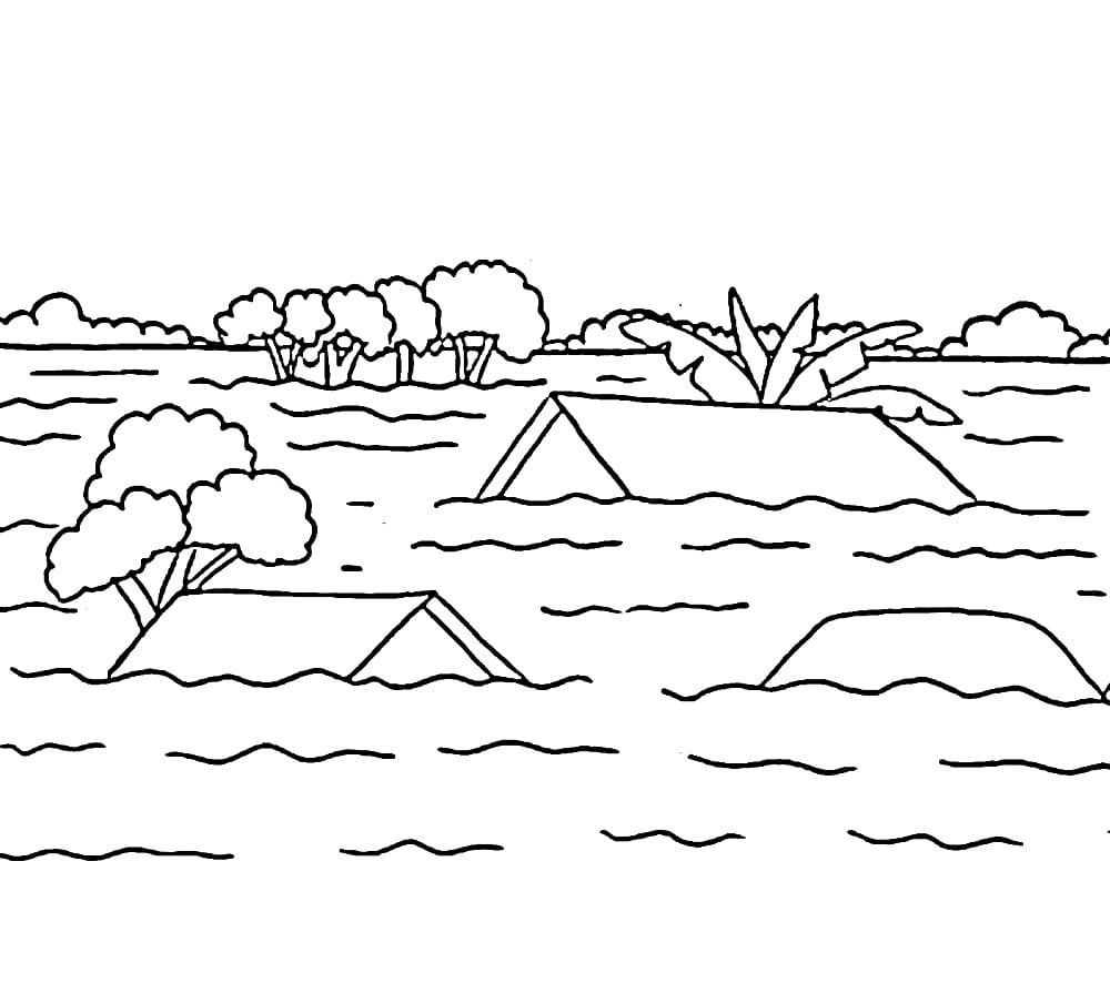 Banjir di desa