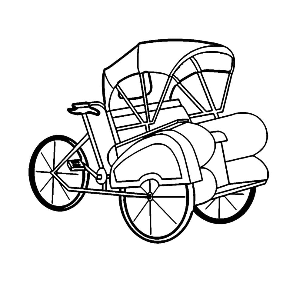 Becak itu populer