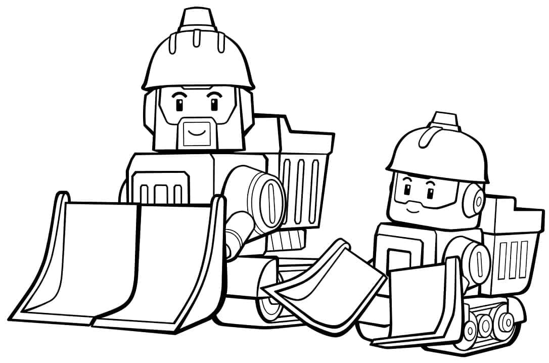Bruner dan Bruny dari Robocar Poli