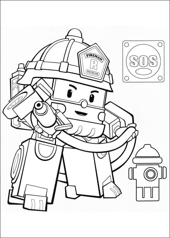 Cetak Robocar Poli