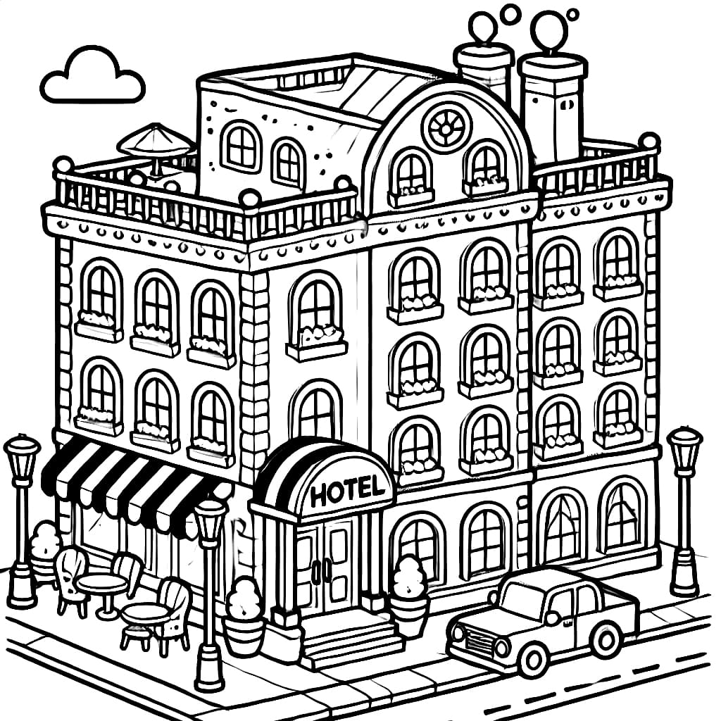 Hotel memiliki kafe