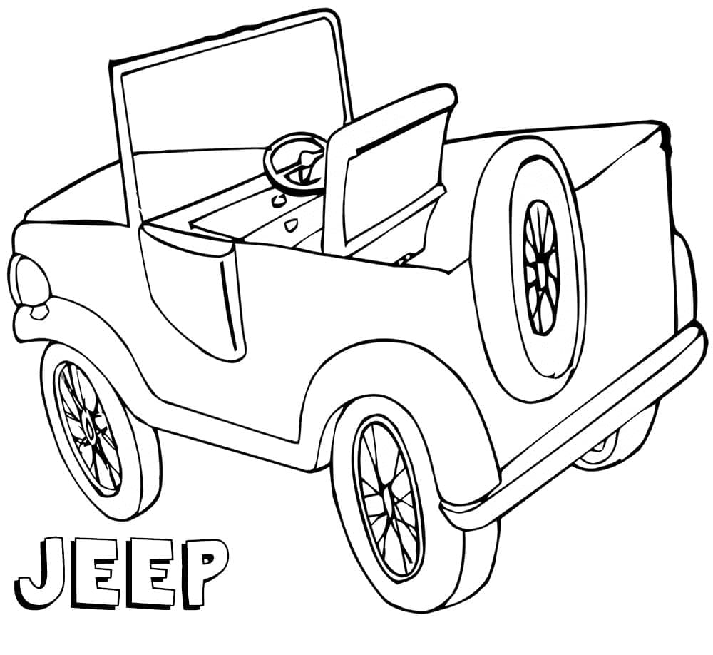 Jeep yang dapat dicetak