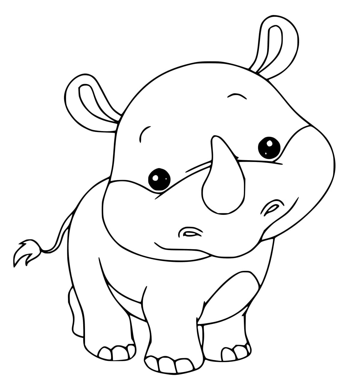 Kartun Bayi Badak