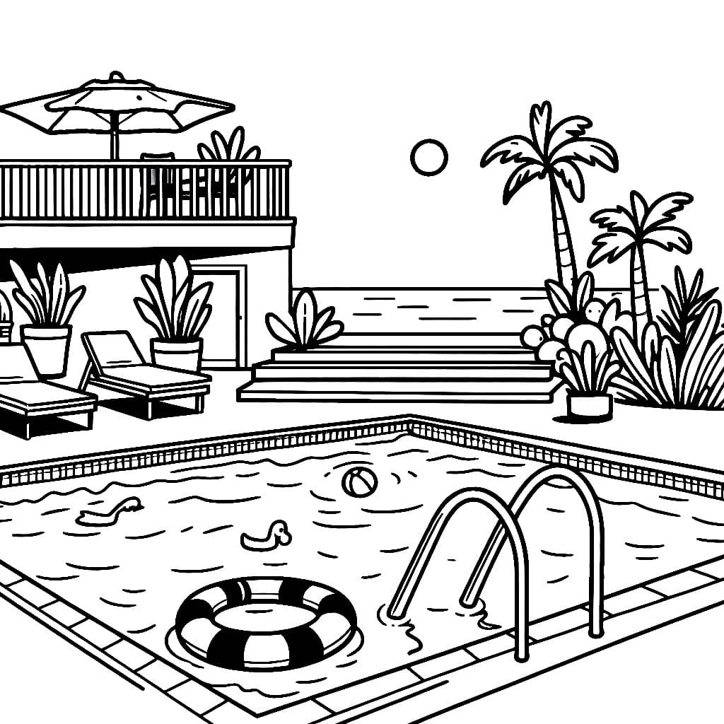 Kolam renang sederhana