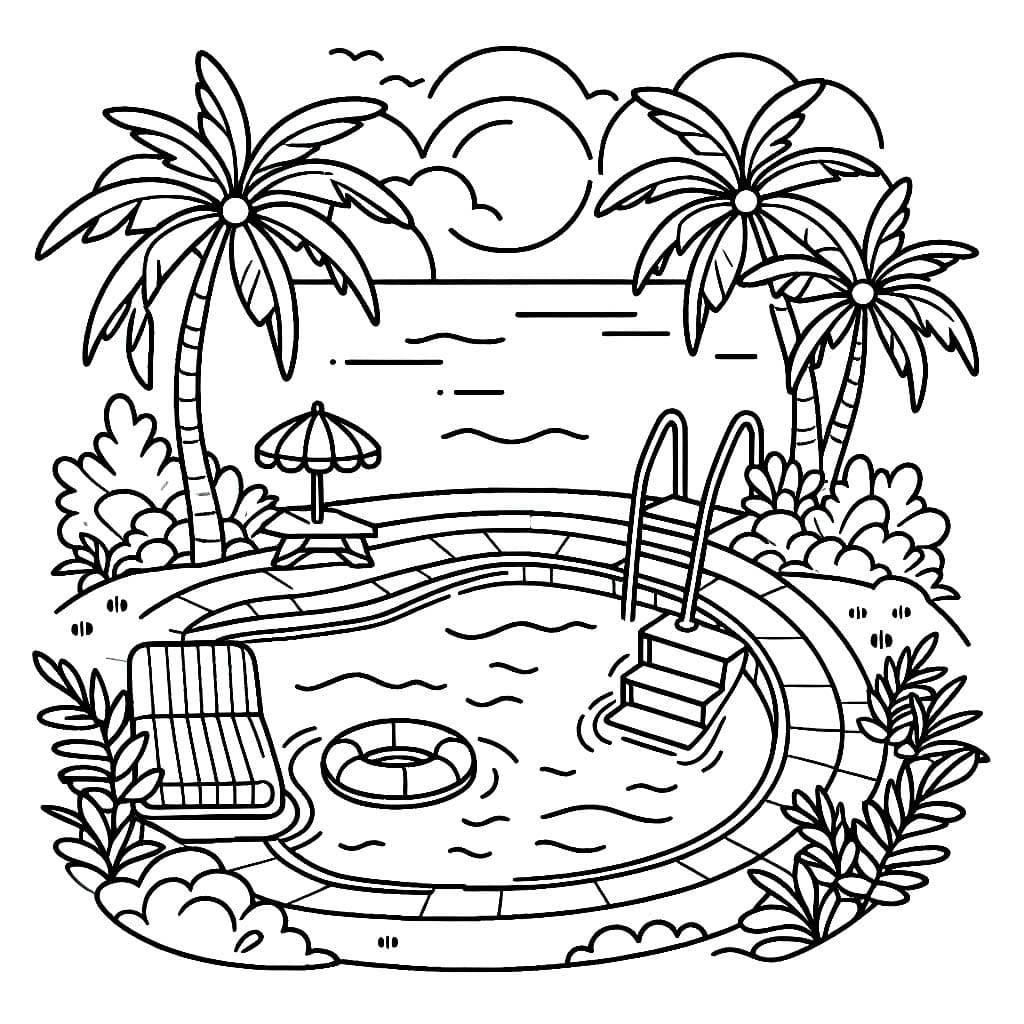 Kolam renang tropis