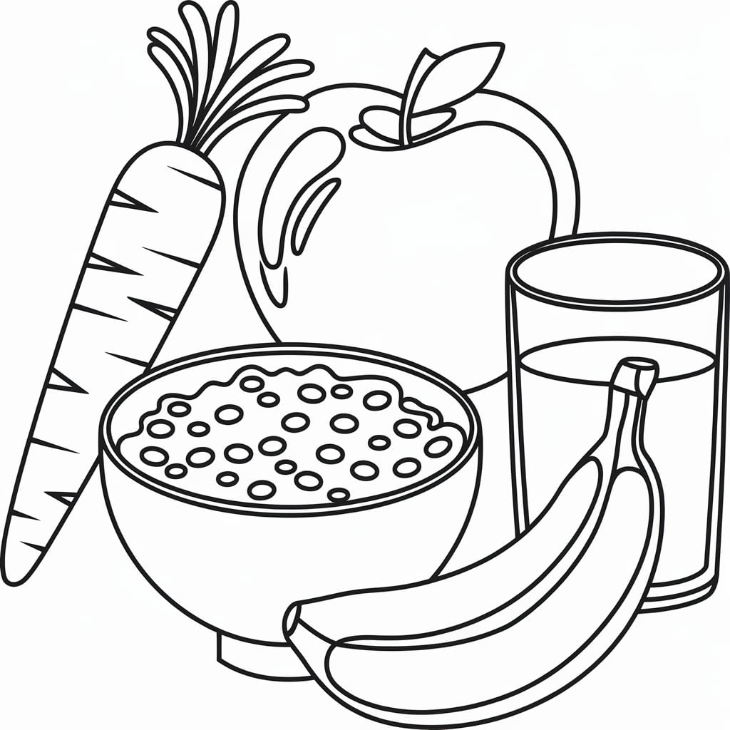 Makanan sehat dengan biji-bijian