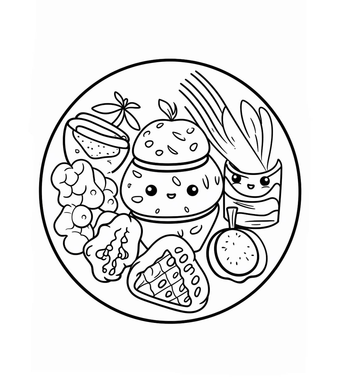 Makanan Sehat Lucu