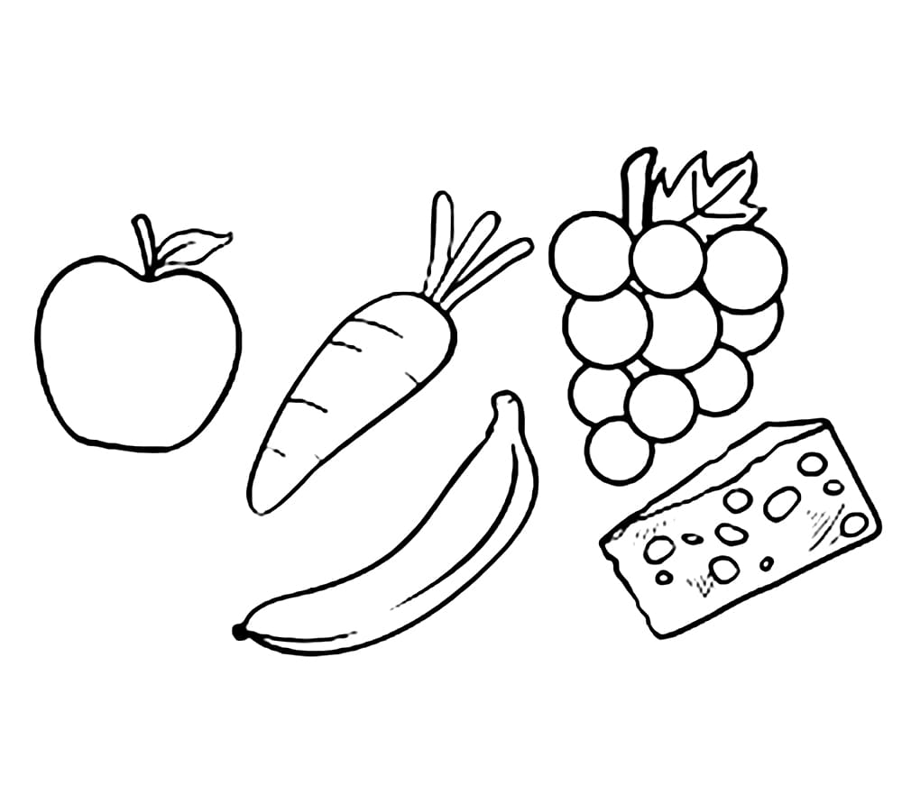Makanan sehat segar dan