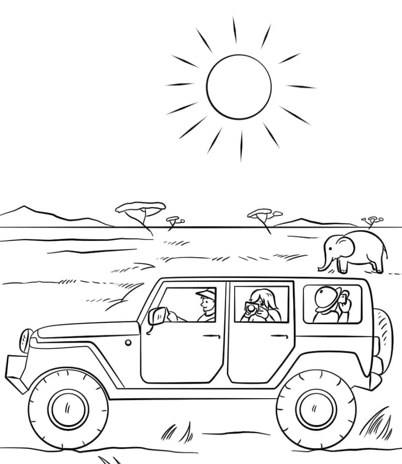 Mengemudi Jeep