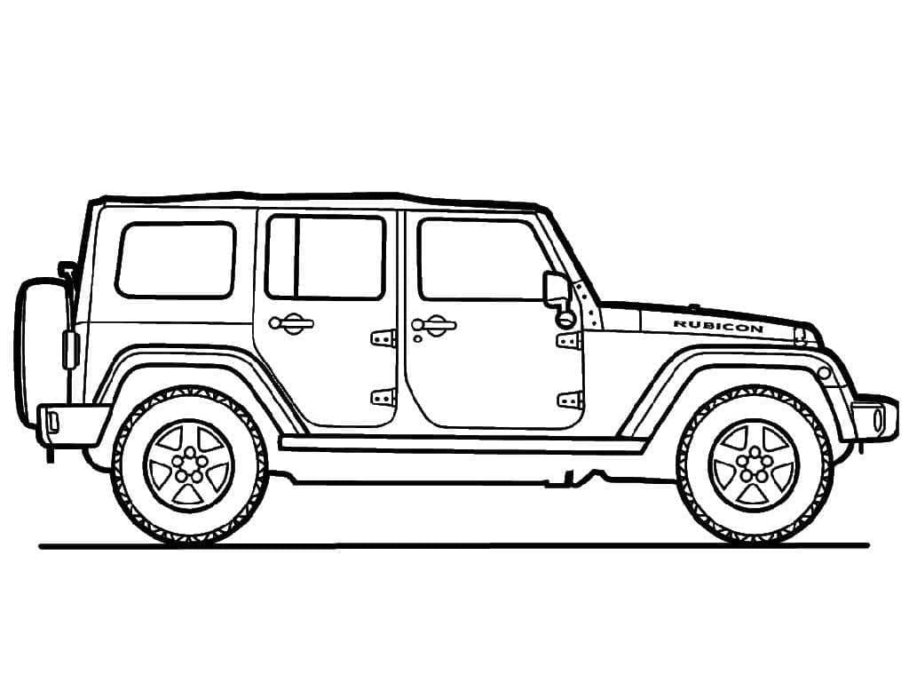 Mobil Jeep Gratis Cetak