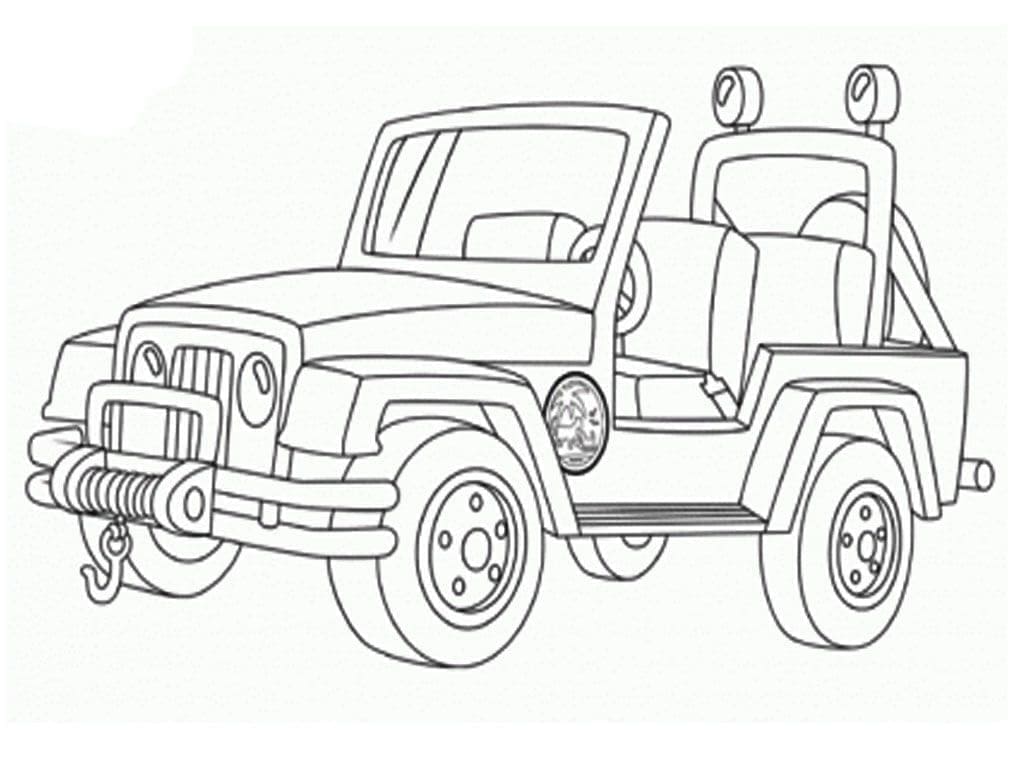Mobil Jeep yang Dapat Dicetak