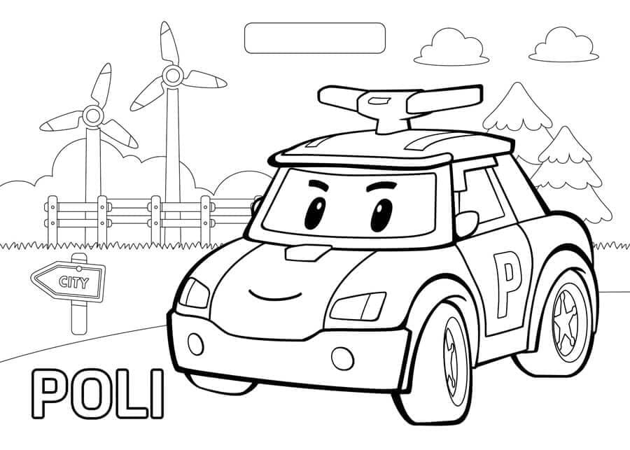 Mobil Polisi Poli