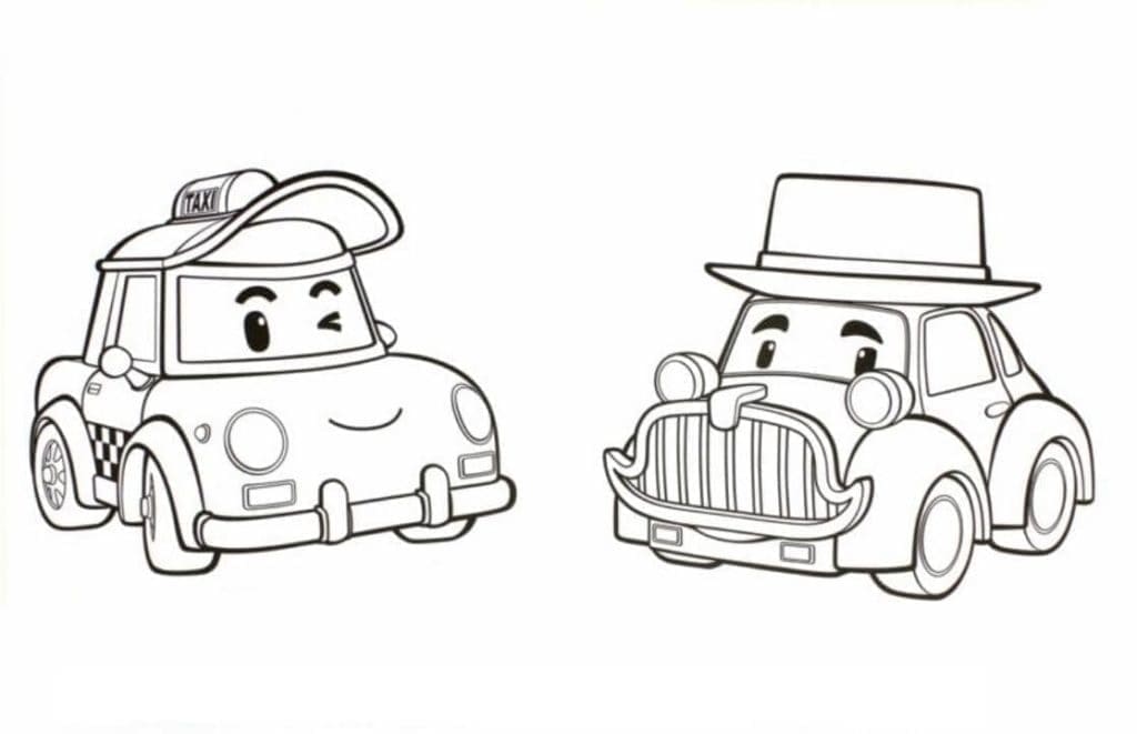 Robocar Poli Gratis Cetak