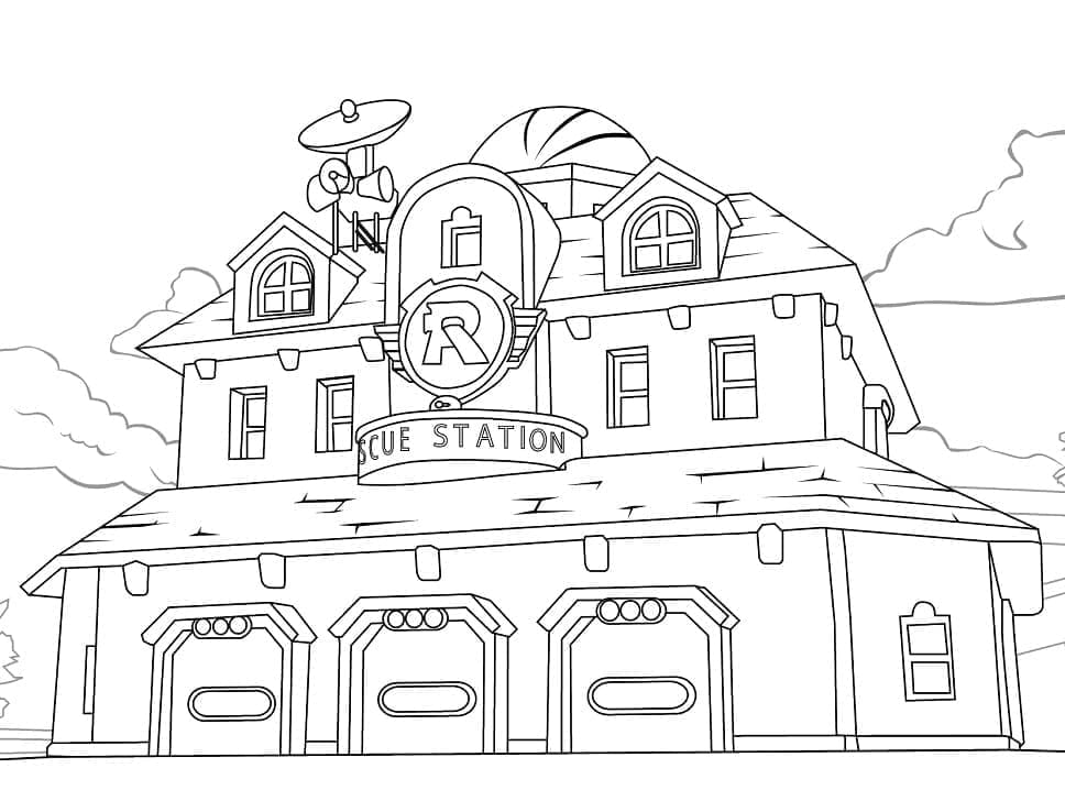 Robocar Poli Rescue Station