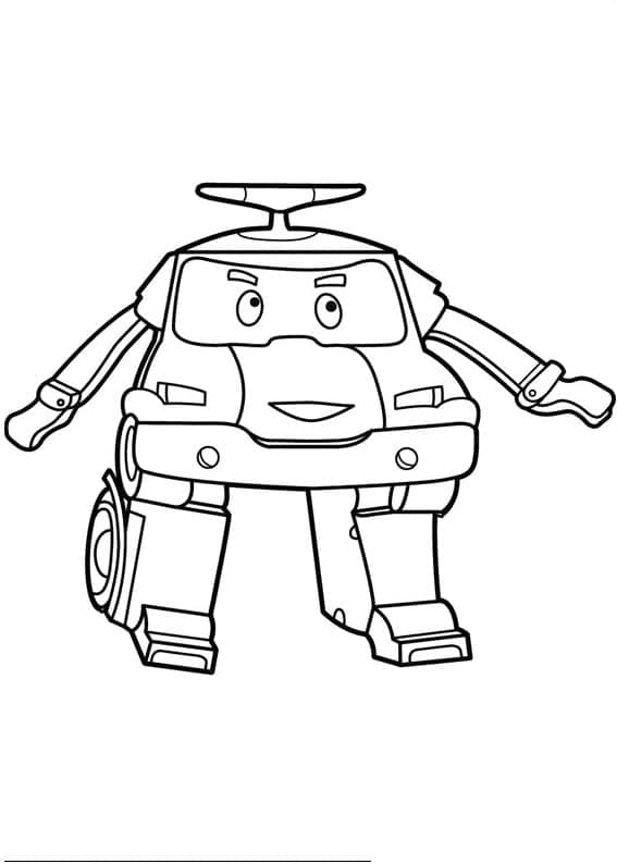 Robot Poli yang Lucu