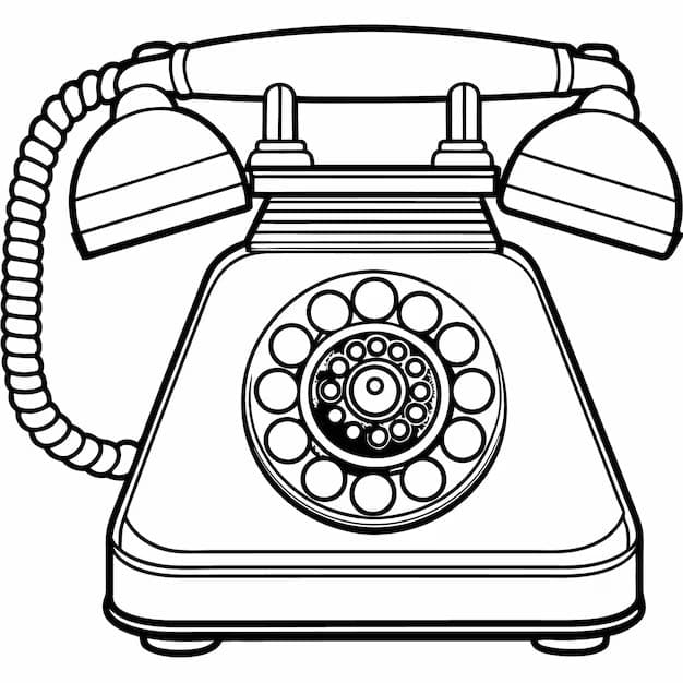 Telepon Hitam Putih