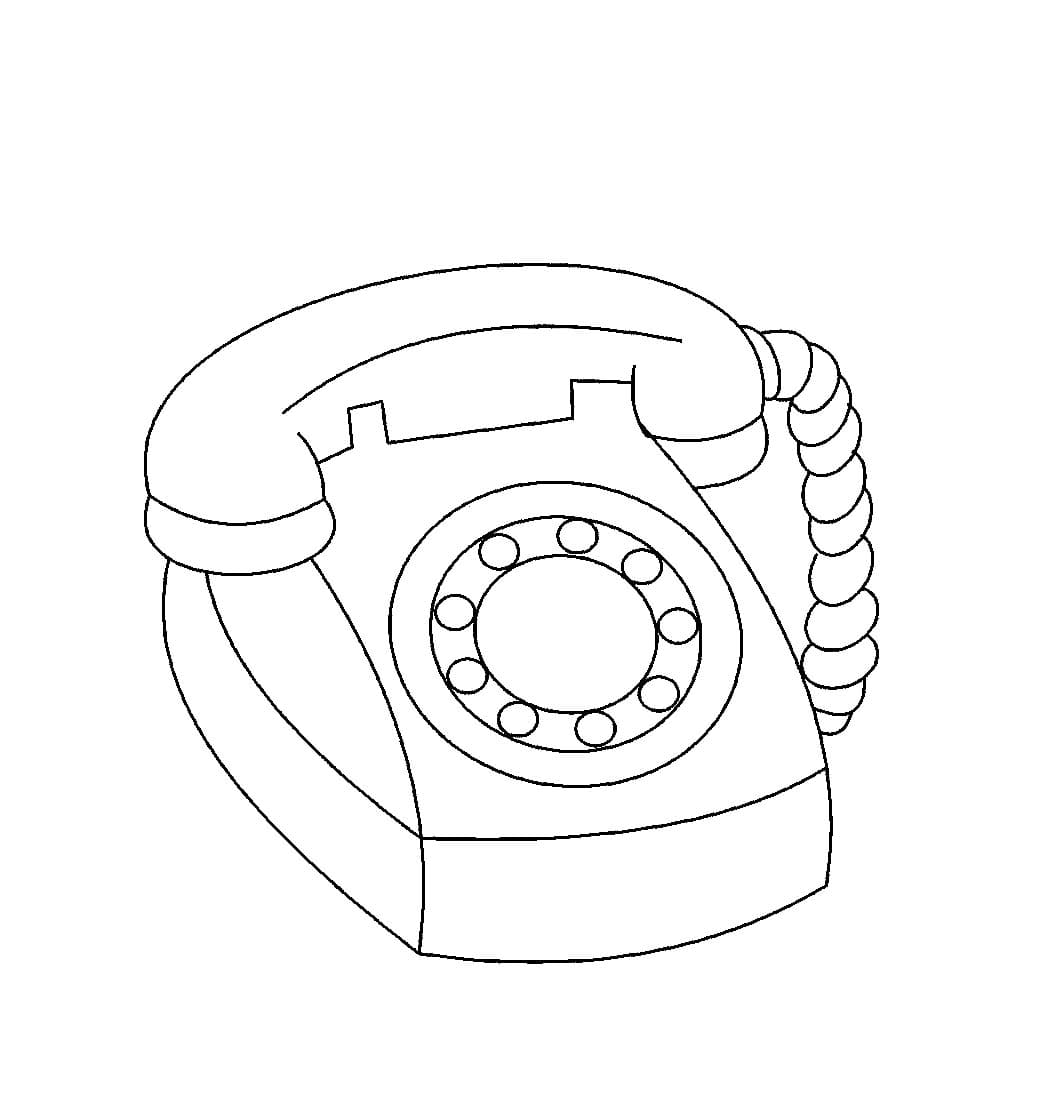 Telepon Putar Tua