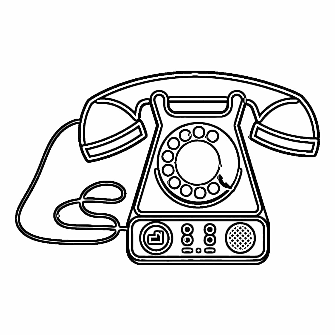 Telepon Tua Sederhana