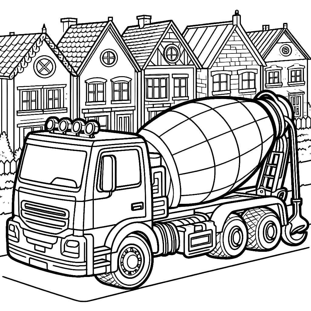 Truk Molen dan Rumah