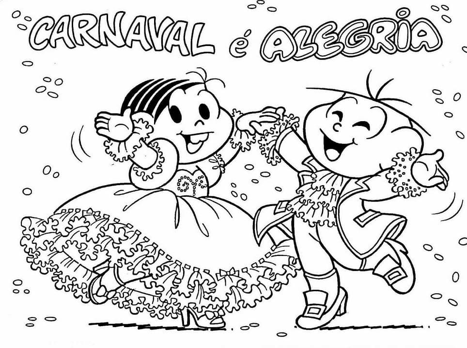 Anak-anak menikmati karnaval