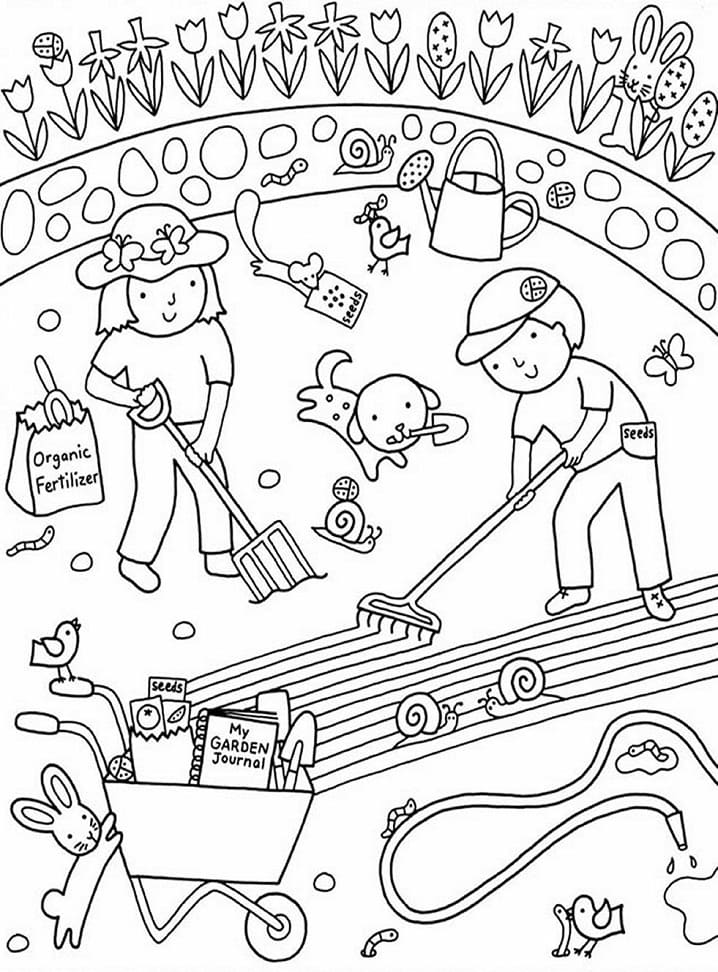 Anak-anak Sedang Kebun