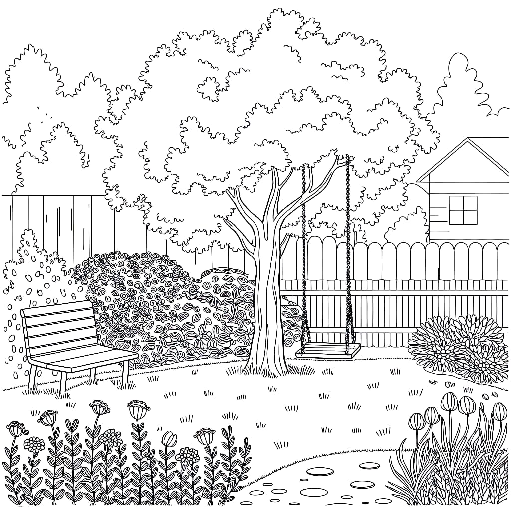 Ayunan di Kebun