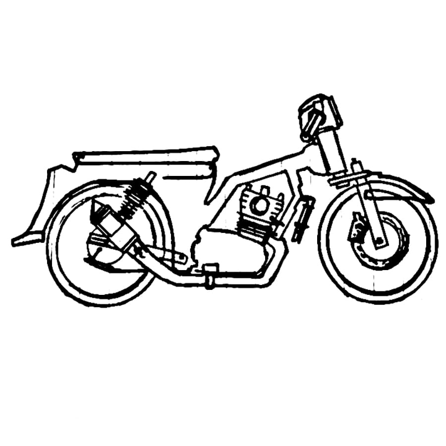 Cetak gratis Motor Drag