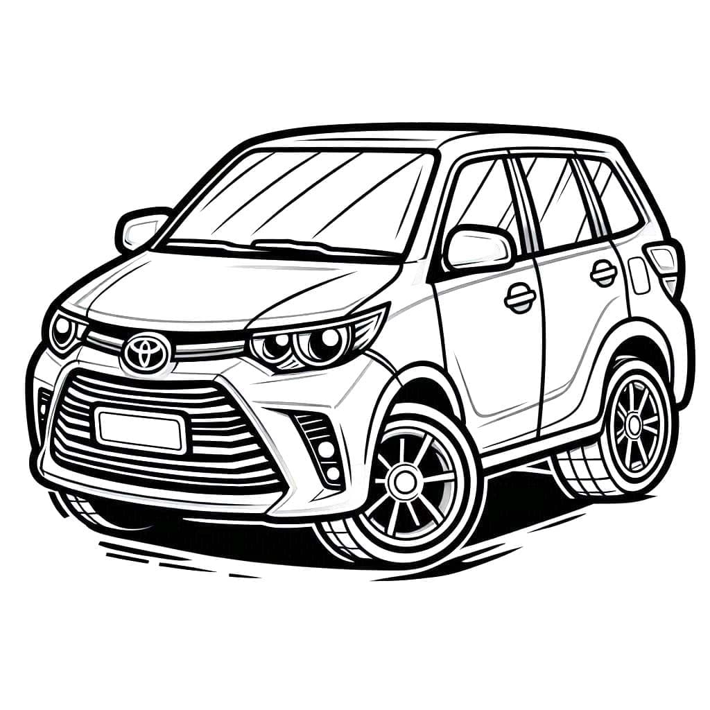 Cetak Toyota yang lucu